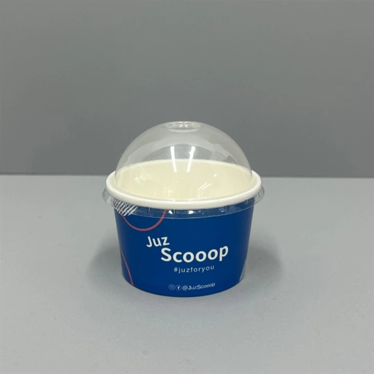 4 Oz Paper Ice Cream Cups With Lids