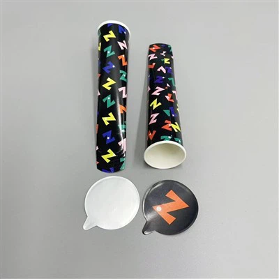 Tubo Calippo de 110 ml-hecho a medida con tapa de papel de aluminio